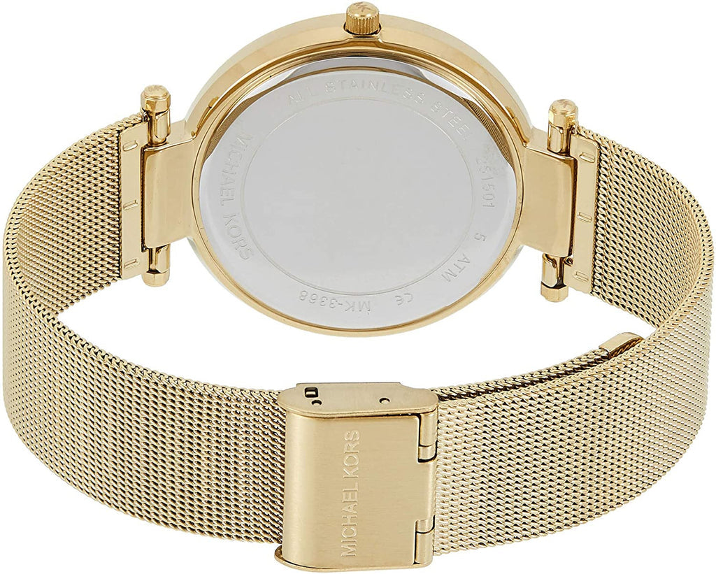 Michael Kors Darci Gold Dial Gold Mesh Bracelet Watch for Women - MK3368