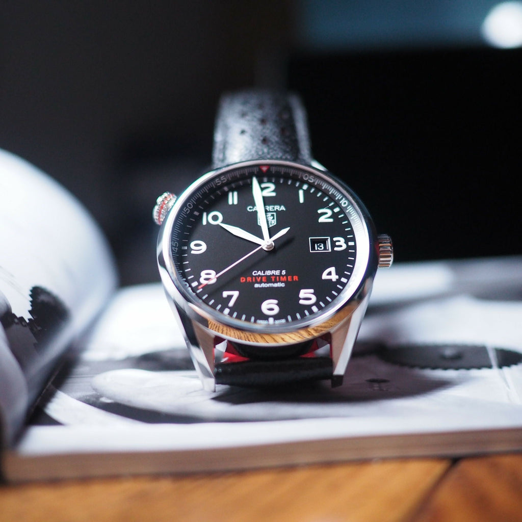 Tag Heuer Carrera Black Dial Watch for Men - WAR2A10.FC6337