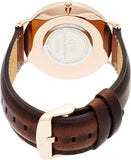 Daniel Wellington Classic Bristol White Dial Brown Leather Strap Watch For Men - DW00100009