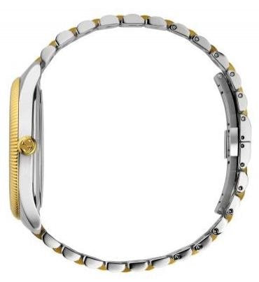 Gucci G Timeless Automatic White Dial Two Tone Steel Strap Watch for Men - YA126356