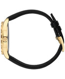 Gucci Le Marche Des Merveilles Quartz Green Dial Black Leather Strap Watch For Women - YA126463