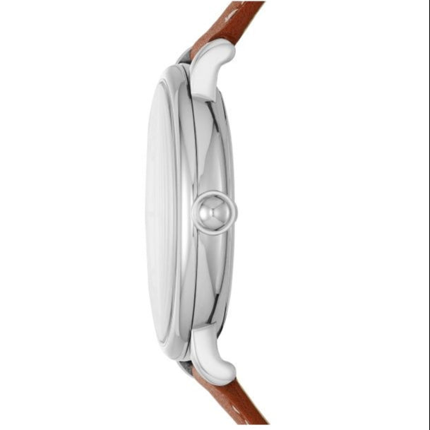 Marc Jacobs Roxy White Dial Brown Leather Strap Watch for Women - MJ1571