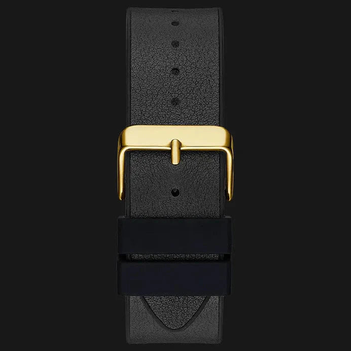 Guess Legend Black Dial Black Rubber Strap Watch For Men - GW0500G1