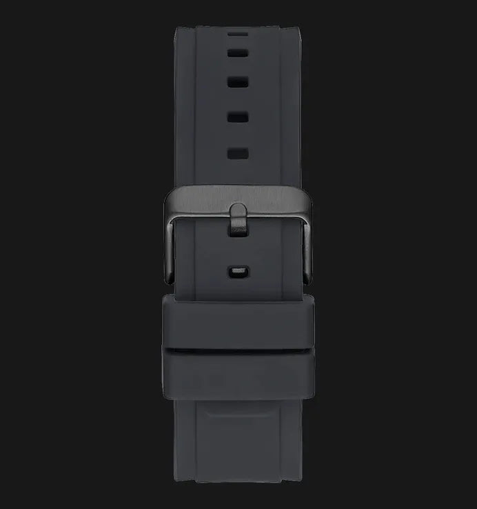 Guess Matrix Multifunction Grey Dial Grey Rubber Strap Watch for Men - GW0423G3