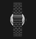 Michael Kors Cunningham Chronograph Black Dial Black Steel Strap Watch For Men - MK8965
