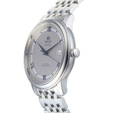 Omega De Ville Prestige Co-Axial Rhodium Silver Dial Silver Steel Strap Watch for Men - 424.10.40.20.02.001