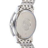 Omega De Ville Prestige Co-Axial Rhodium Silver Dial Silver Steel Strap Watch for Men - 424.10.40.20.02.001