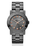 Marc Jacobs Rock Crystal Grey Dial Grey Steel Strap Watch for Women - MBM8596
