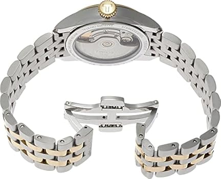 Tissot Ballade Powermatic 80 Mother of Pearl Silver Dial Two Tone Steel Strap Watch For Women - T108.208.22.117.00