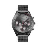 Hugo Boss Talent Gunmetal Dial Grey Mesh Bracelet Watch for Men - 1513637