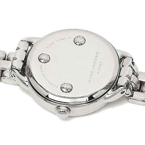 Marc Jacobs Betty White Dial Silver Steel Strap Watch for Women - MJ3497