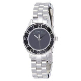 Marc Jacobs Blade Black Dial Silver Steel Strap Watch for Women - MBM3059