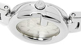 Gucci Guccissima Quartz Silver Dial Silver Steel Strap Watch For Women - YA134511