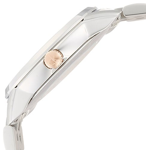 Calvin Klein Infinity Silver Dial Silver Steel Strap Watch for Men - K5S34B46