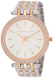 Michael Kors Darci Silver Dial Two Tone Stainless Steel Strap Watch for Women - MK3203