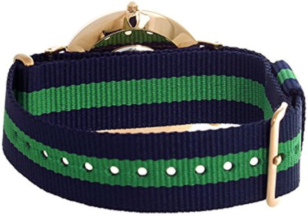 Daniel Wellington Classic Warwick White Dial Two Tone Nylon Strap Watch for Men - DW00100005