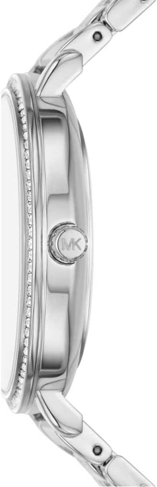 Michael Kors Pyper Analog Gray Dial Silver Steel Strap Watch For Women - MK4672