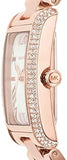 Michael Kors Emery Three-Hand Crystals Silver Dial Rose Gold Steel Strap Watch for Women - MK4644