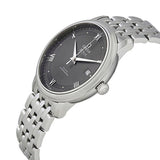 Omega De Ville Prestige Co-Axial Automatic Grey Dial Silver Steel Strap Watch for Men - 424.10.40.20.06.001