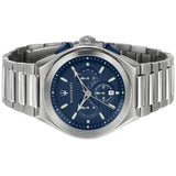 Maserati Triconic Quartz Blue Dial Silver Steel Strap Watch For Men - R8873639001
