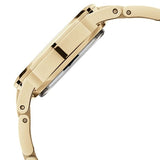 Daniel Wellington Iconic Link Unitone Gold Dial Gold Steel Strap Watch For Women - DW00100403