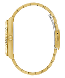 Guess Connoisseur Analog Gold Dial Gold Steel Strap Watch For Men - GW0542G2