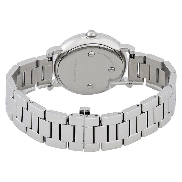 Marc Jacobs Roxy White Dial Silver Steel Strap Watch for Women - MJ3521