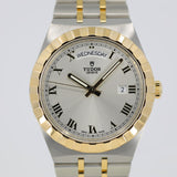 Tudor Royal Automatic Silver Dial Two Tone Steel Strap Watch for Men - M28603-0001
