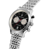 Maserati Legend Chronograph Black Dial Stainless Steel Watch For Men - R8873638001