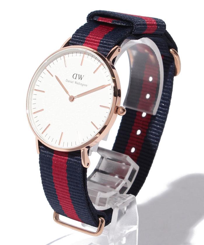 Daniel Wellington Classic Oxford White Dial Two Tone NATO Strap Watch For Women - DW00100029