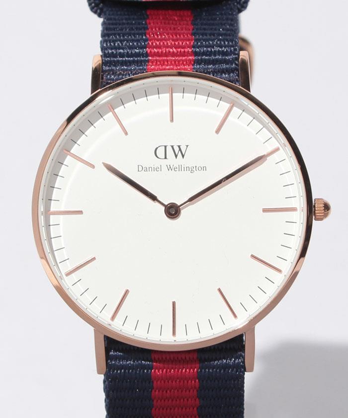 Daniel Wellington Classic Oxford White Dial Two Tone NATO Strap Watch For Women - DW00100029