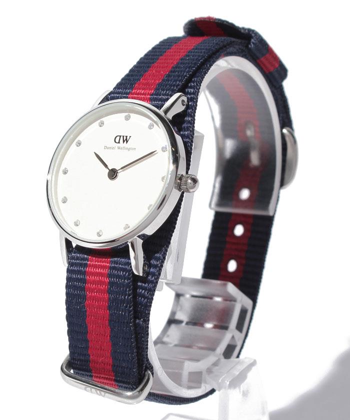 Daniel Wellington Classy Oxford White Dial Two Tone Nylon Strap Watch For Women - DW00100072