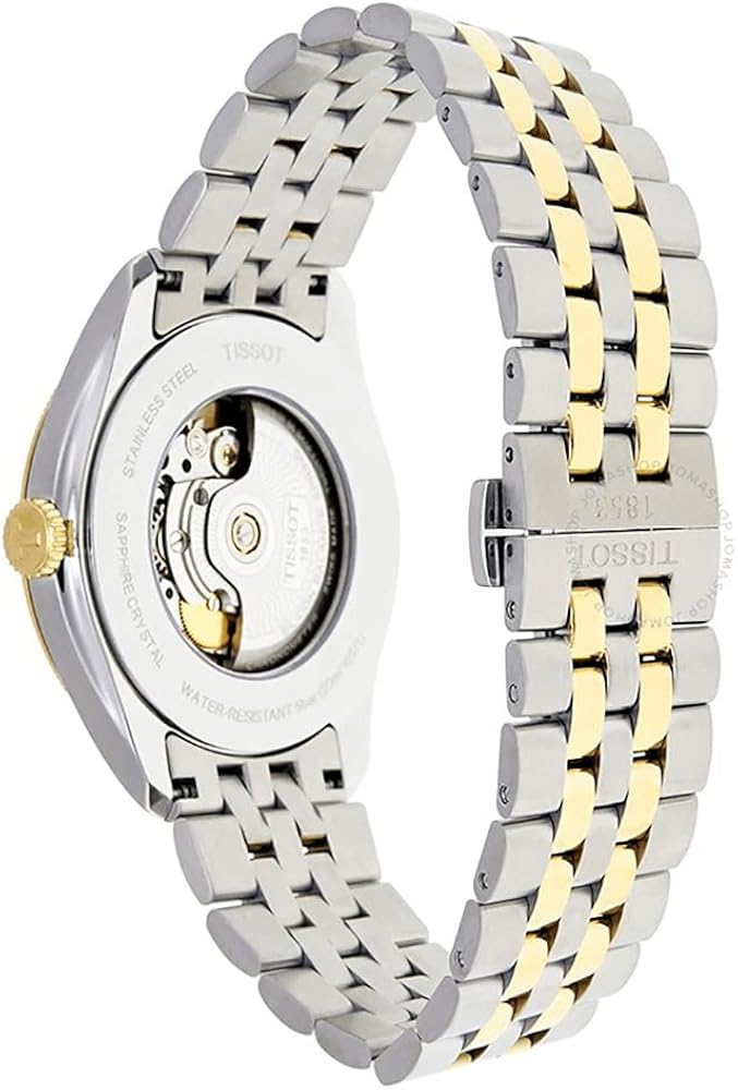 Tissot Ballade Powermatic 80 Chronometer Silver Dial Two Tone Steel Strap Watch For Men - T108.408.22.037.00