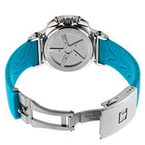 Tissot T Race Chronograph White Dial Brown Rubber Strap Watch for Women - T048.217.17.017.02