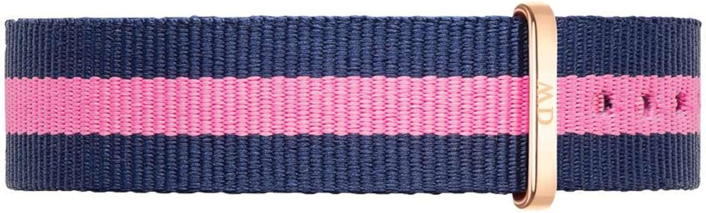 Daniel Wellington Classic Winchester White Dial Three Tone Nylon Strap Watch For Women - DW00100033