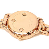 Marc Jacobs Betty White Dial Rose Gold Steel Strap Watch for Women - MJ3496