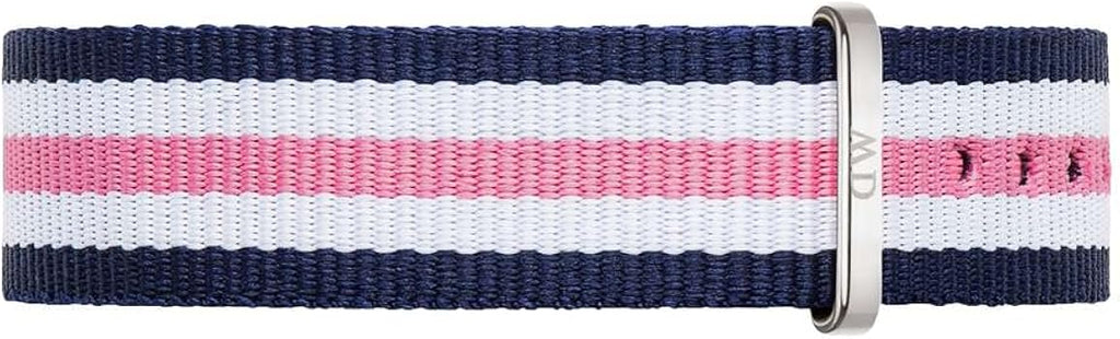 Daniel Wellington Classic Southampton White Dial Three Tone Nylon Strap Watch For Women - DW00100050