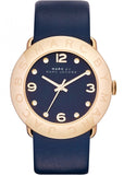 Marc Jacobs Blade Blue Dial Blue Leather Strap Watch for Women - MBM1224