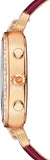 Swarovski Era Journey Red Dial Red Leather Strap Watch for Women - 5416701