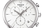 Tissot T Classic Tradition Chronograph White Dial Silver Steel Strap Watch For Men - T063.617.11.037.00