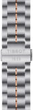 Tissot T Classic Luxury Powermatic 80 Black Dial Silver Steel Strap Watch For Men - T086.407.22.067.00