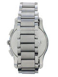 Emporio Armani Valente Chronograph Silver Dial Silver Steel Strap Watch For Men - AR11081