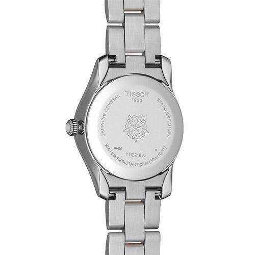 Tissot T Wave Mother of Pearl Dial Two Tone Steel Strap Watch For Women - T112.210.22.113.01