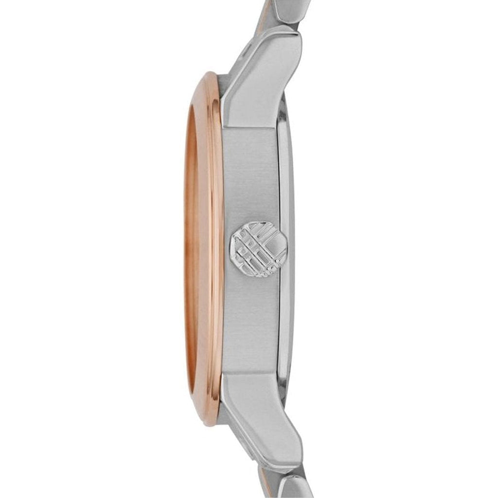 Burberry The City Silver Dial Two Tone Steel Strap Watch for Women - BU9205