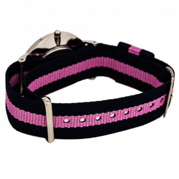 Daniel Wellington Classy Winchester White Dial Two Tone NATO Strap Watch For Women - DW00100081