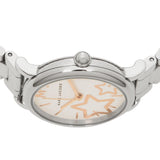 Marc Jacobs Classic White Dial Silver Steel Strap Watch for Women - MJ3591
