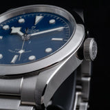 Tudor Black Bay Automatic Blue Dial Silver Steel Strap Watch for Men - M79540-0004