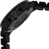 Emporio Armani Diver Chronograph Quartz Green Dial Black Silicon Strap Watch For Men - AR11463