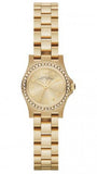 Marc Jacobs Henry Gold Dial Gold Steel Strap Watch for Women - MBM3277