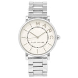 Marc Jacobs Roxy White Dial Silver Steel Strap Watch for Women - MJ3521